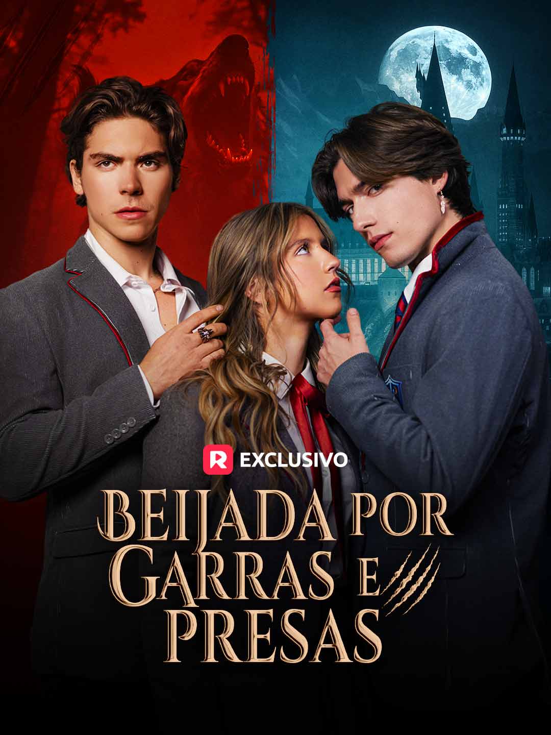 Beijada por garras e presas