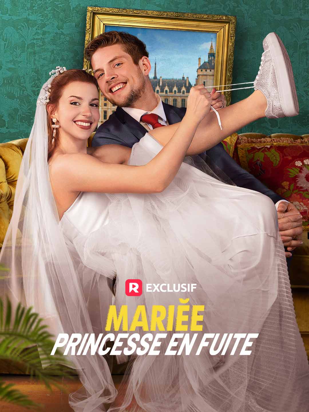 Mariée princesse en fuite