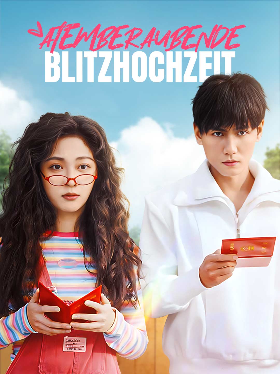 Atemberaubende Blitzhochzeit