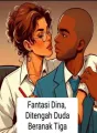 Fantasi Dina, di Tengah Duda Beranak 3 cover