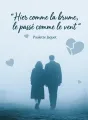 Hier comme la brume, le passé comme le vent cover