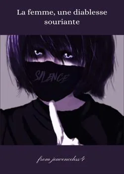 La femme, une diablesse souriante.