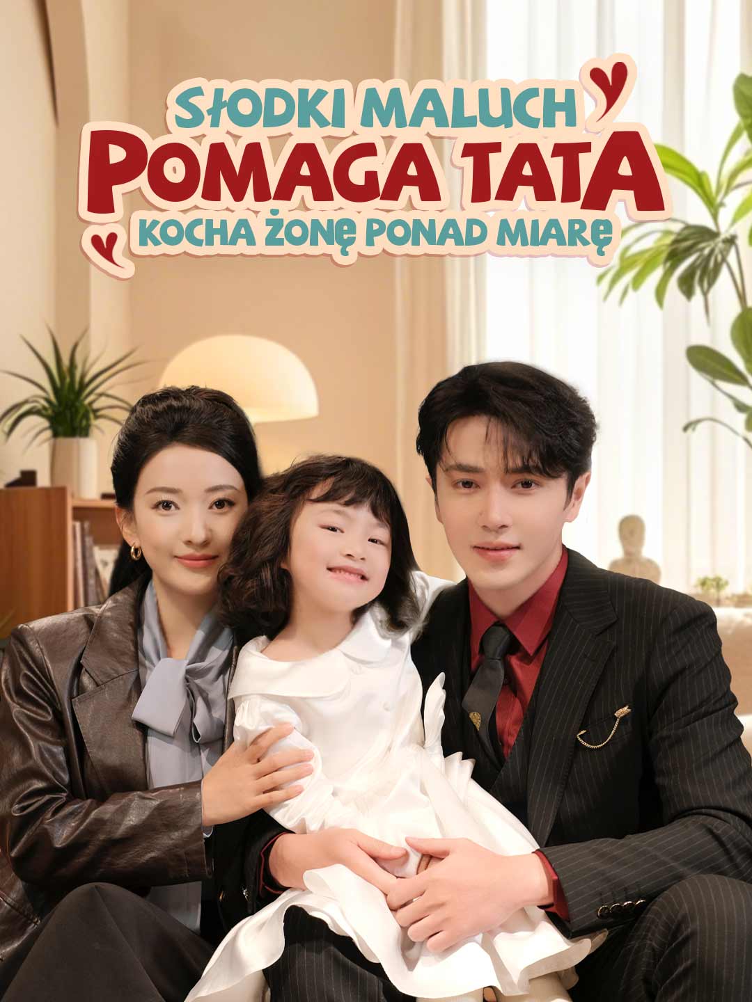 Słodki maluch pomaga tata kocha żonę ponad miarę