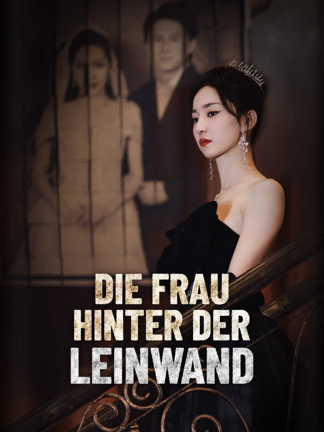 Die Frau hinter der Leinwand