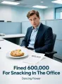 Fined 600,000 For Snacking In The Office cover