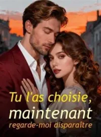 Tu l'as choisie, maintenant regarde-moi disparaître