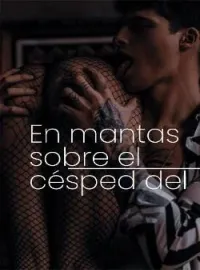 En mantas sobre el césped del
