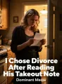 I Chose Divorce After Reading His Takeout Note cover