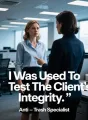 I Was Used To Test The Client’s Integrity cover