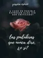 Las palabras que nunca dire o ¿si? cover