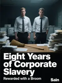 Eight Years of Corporate Slavery, Rewarded with a Broom