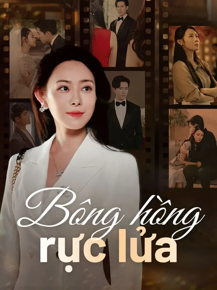 Bông hồng rực lửa